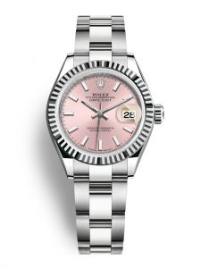 Đồng hồ Rolex Lady-Datejust 28 M279174-0002 279174-0002 Thép Oystersteel và Vàng Trắng 18ct Mặt Hồng
