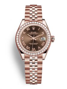 Đồng hồ Rolex Lady-Datejust M279135RBR-0012 279135RBR-0012 vàng Everose và kim cương