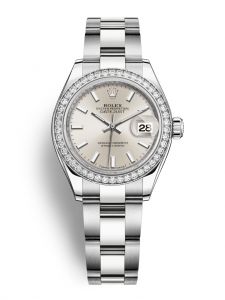 Đồng hồ Rolex Lady-Datejust M279384RBR-0008 279384RBR-0008 Oystersteel, vàng trắng và kim cương