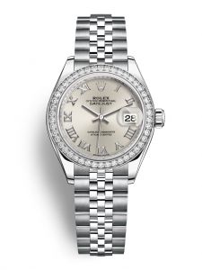 Đồng hồ Rolex Lady-Datejust M279384RBR-0009 279384RBR-0009 Oystersteel, vàng trắng và kim cương