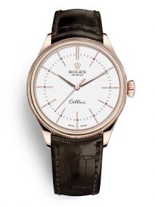 Đồng hồ Rolex Cellini Time M50505-0020 50505-0020 vàng Everose 18 ct, phủ bóng bề mặt