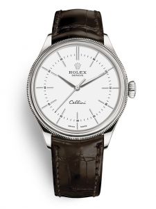 Đồng hồ Rolex Cellini Time M50509-0017 50509-0017 vàng trắng 18 ct, phủ bóng bề mặt