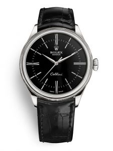 Đồng hồ Rolex Cellini Time M50509-0006 50509-0006 vàng trắng 18 ct, phủ bóng bề mặt