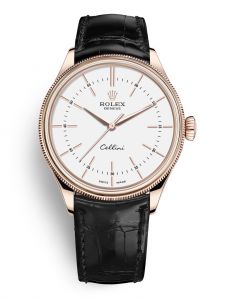 Đồng hồ Rolex Cellini Time 39 M50505-0021 50505-0021 Vàng Everose 18ct Mặt Trắng