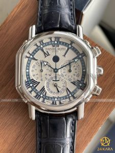 Đồng hồ Daniel Roth Perpetual Calendar Chronograph Moon Phase Platinum 379.Y.70.194.CM.BD (lướt)