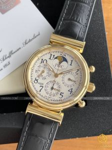 Đồng hồ IWC Da Vinci Perpetual Calendar Chronograph 3758 Gold IW375811 (lướt) 