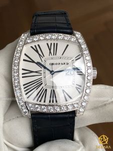 Đồng hồ Chopard Classic Date Vision Factory Diamonds White Gold 173556 (lướt)