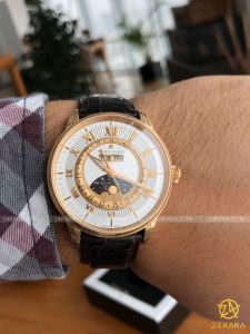 Đồng hồ Maurice Lacroix Masterpiece Phase de Lune Rose Gold MP6428-PG101-11E (lướt) 