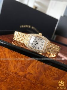 Đồng hồ Franck Muller Cintrée Curvex Factory Diamonds & Gold 2500 QZ D (lướt) 