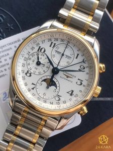 Đồng hồ Longines Master Collection Chronograph Steel & Gold with bracelet L2.673.5.78.7 L26735787 (lướt)