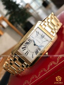 Đồng hồ Cartier Tank Américaine XL Gold with bracelet 1735 1735 (lướt)