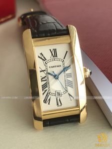 Đồng hồ Cartier Tank Americaine Gold 2483 (lướt)