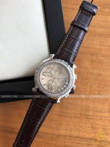 Đồng hồ Chopard Happy Sport Chrono Steel  White Gold Diamonds MOP Dial 8499 (lướt)