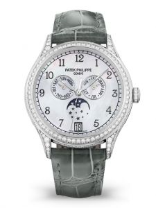 Đồng hồ Patek Philippe Complications 4948G-010 White Gold Black Mother of Pearl Annual Calendar