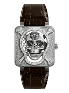 Đồng hồ Bell&Ross Br 01 Laughing Skull Light Diamond BR01-SKULL-SK-LGD - Phiên bản giới hạn