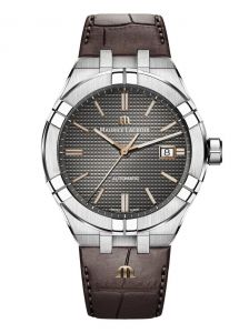 Đồng hồ Maurice Lacroix Aikon AI6008-SS001-331-1 Mặt Số Nâu Xám Automatic Date