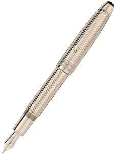 Bút máy Montblanc Meisterstück Geometry Solitaire Champagne Gold LeGrand MB118101