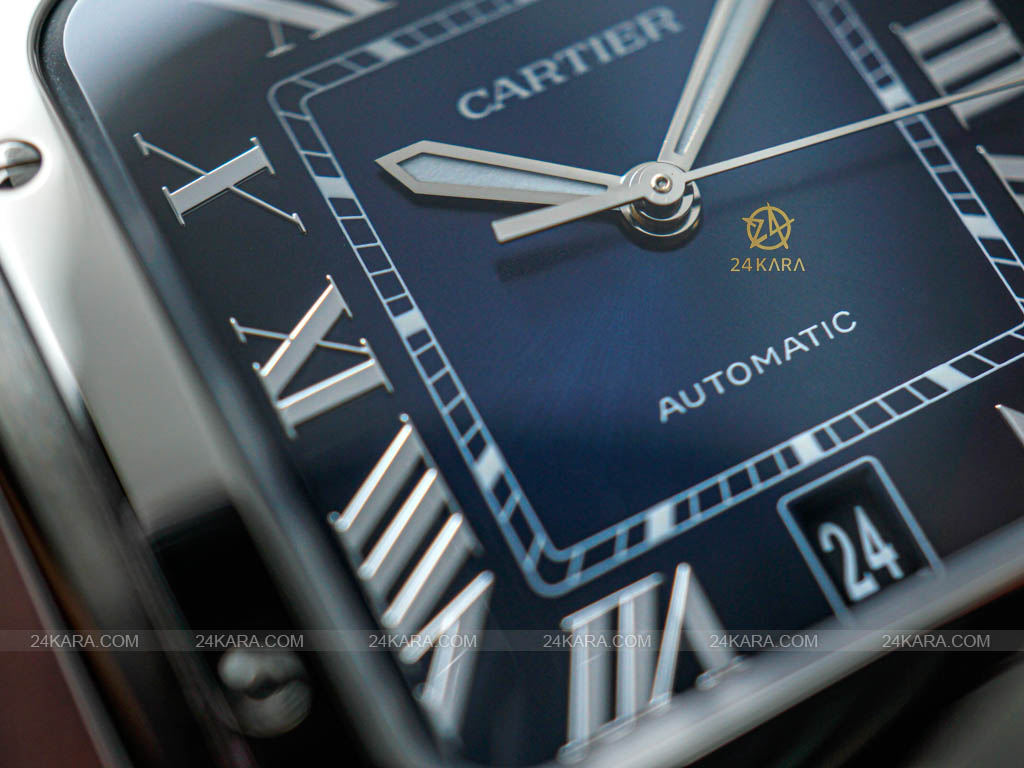 Đồng hồ Cartier Santos de Cartier Large Automatic Blue WSSA0030