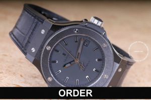 Đồng hồ Hublot Big Bang Black Dial Black Ceramic 38 mm 365.CM.1110.LR (lướt)