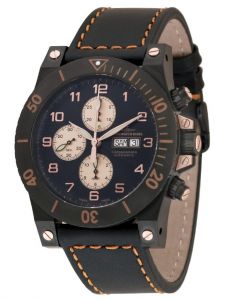 Đồng hồ Zeno Muscle Retro Chrono Day Date 8023TVDD-bk-e1 - Phiên bản giới hạn 100 chiếc