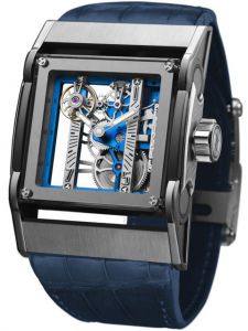 Đồng hồ Jorg Hysek Furtif Skeleton Blue FU4434B04