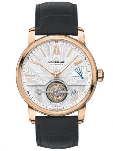 Đồng hồ Montblanc 4810 Exo Tourbillon Slim MB114864 Mặt Trắng Bạc