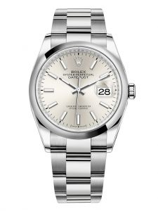 Đồng hồ Rolex Datejust Perpetual M126200-0002 126200-0002 Oyster, mặt số bạc