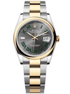 Đồng hồ Rolex Datejust M126203-0036 thép Oystersteel và vàng vàng, mặt số slate