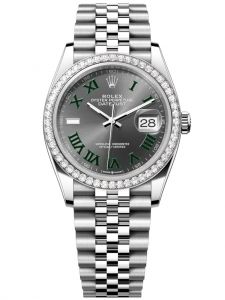 Đồng hồ Rolex Datejust 36 M126284RBR-0037 126284RBR-0037 Thép Oystersteel và Vàng Trắng 18ct Mặt slate Niềng Kim cương