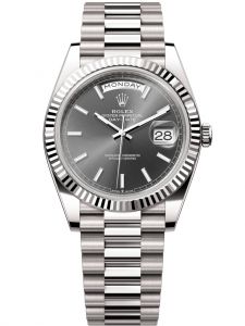 Đồng hồ Rolex Day-Date M228239-0060 228239-0060 vàng trắng 18ct, mặt số slate