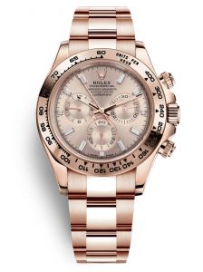 Đồng hồ Rolex Cosmograph Daytona 40 M116505-0017 116505-0017 Vàng Everose 18ct Mặt Pink Baguette