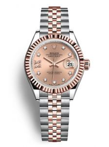 Đồng hồ Rolex Lady-Datejust 28 M279171-0027 279171-0027 Thép Oystersteel và Vàng Everose 18ct Mặt hoa hồng