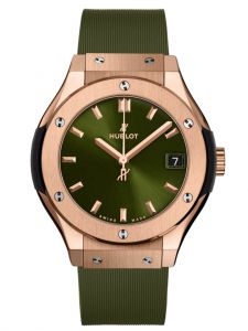 Đồng hồ Hublot Classic Fusion King Gold Green 581.OX.8980.RX