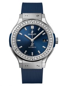 Đồng hồ Hublot Classic Fusion Titanium Blue Diamonds 565.NX.7170.RX.1204 565NX7170RX1204