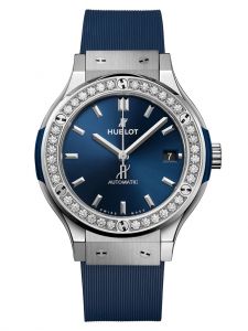 Đồng hồ Hublot Classic Fusion Titanium Blue Diamonds 565.NX.7170.RX.1204