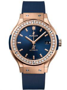 Đồng hồ Hublot Classic Fusion King Gold Blue Diamonds 565.OX.7180.RX.1204