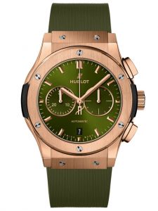 Đồng hồ Hublot Classic Fusion Chronograph King Gold Green 541.OX.8980.RX
