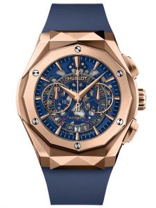 Đồng hồ Hublot Classic Fusion Aerofusion Chronograph Orlinski King Gold Blue 525.OX.5180.RX.ORL21