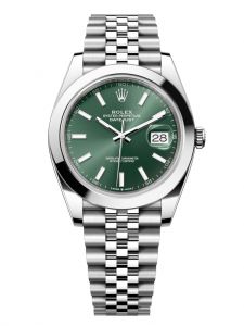 Đồng hồ Rolex Datejust 41 M126300-0020 126300-0020 Thép Mặt xanh bạc hà - Mẫu 2022