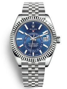 Đồng hồ Rolex Sky-Dweller 42 M326934-0004 326934-0004 Thép Oystersteel và Vàng Trắng 18ct Mặt Xanh