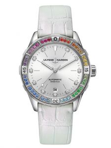 Đồng hồ Ulysse Nardin Lady Diver Rainbow 8163 182 B 1 LE 1 A RAIN / 3 A