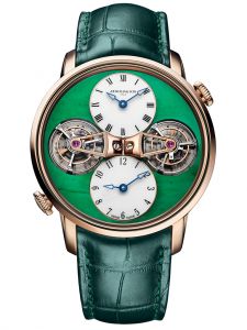 Đồng hồ Arnold & Son Double Tourbillon Jade Red Gold 1DTAR.Z01A.C120R - Phiên bản giới hạn