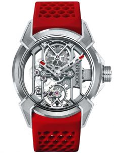 Đồng hồ Jacob & Co. Epic X Skeleton Titanium Red Strap X100.20.PS.PP.A - Phiên Bản Giới Hạn