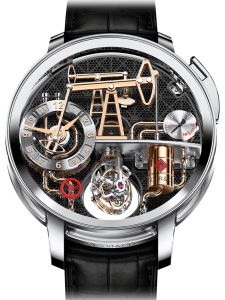 Đồng hồ Jacob & Co. Oil Pump Automaton Tourbillon White Gold OI100.30.AA.AA.A