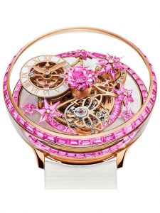 Đồng hồ Jacob & Co. Fleurs de Jardin Full Pink Sapphires AF321.40.BA.AD.A