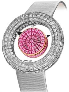 Đồng hồ Jacob & Co. Brilliant Mystery Baguette Pink Sapphires BM555.34.BD.BP.B