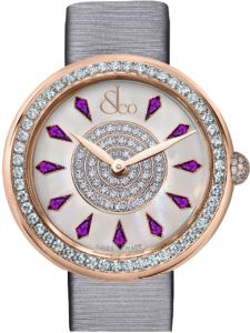 Đồng hồ Jacob & Co. Brilliant One Row Rose Gold Amethyst Sapphires BQ030.40.RO.KH.A - Phiên Bản Giới Hạn