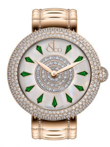 Đồng hồ Jacob & Co. Brilliant Half Pave Rose Gold Couture Tsavorites BQ030.40.RH.KD.A40RA