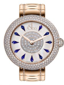 Đồng hồ Jacob & Co. Brilliant Half Pave Rose Gold Couture Blue Sapphires BQ020.40.RH.KF.A40RA - Phiên Bản Giới Hạn