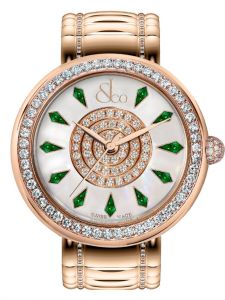 Đồng hồ Jacob & Co. Brilliant One Row Rose Gold Couture Tsavorites BQ020.40.RO.KD.A40RA - Phiên Bản Giới Hạn